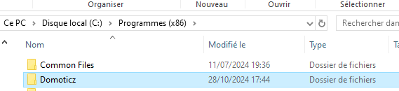 Emplacement domoticz windows Transférer Domoticz vers un Nouveau PC Windows
